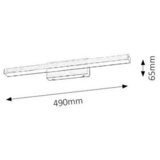 Rabalux john led zidna led 12W, bronza, IP44 kupatilska rasveta | ePonuda.com