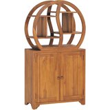 vidaXL ormarić s policama Yin Yang 70 x 30 x 130 cm masivna tikovina | shoptok.hr