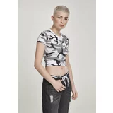 UC Ladies Women's Stretch Jersey Cropped Tee Snow Camouflage