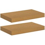  Polica na zidu 2 pcs Bež 40 x 23,5 x 4 cm Konstruirano drvo | shoptok.hr