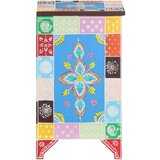  Ručno obojeni noćni ormarić 40 x 30 x 50 cm masivno drvo manga | shoptok.hr