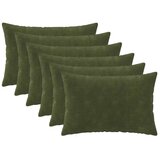  Presvlaka za jastuk 6 kom. HEERLEN Zelena 50 x 70 cm - Osnovni Zelena 6 | shoptok.hr