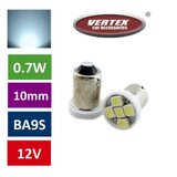 Amio BA9S 4 LED avto LED žarnica (sijalka)bela 2 kosa Cene