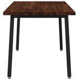  120 x 70 x 75 cm Čvrsto drvo akacije Tamno smeđa i crna - tamno smeđa i crna 120 x 70 x 75 cm Četvrtasto | shoptok.hr