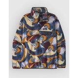 Patagonia LW Synch Snap-T Half-Zip Fleece Sweater smolder blue | Shoptok.si