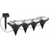 Garden of Eden led solarna svetilka - pasji odtis, plastika - črna - 360 cm Cene