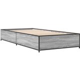  Okvir za krevet boja hrasta 100x200cm konstruirano drvo i metal | shoptok.hr