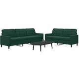  2-dijelni set sofa s jastucima tamnozeleni baršunasti | shoptok.hr