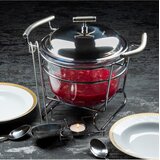 Kinghoff KH-1417 Grijač za Juhu i Buffet Posuda – 4 L, Nehrđajući Čelik, Stakleni Poklopac | shoptok.hr