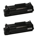 Canon Komplet tonerjev za CRG-703 (7616A005) (črna), dvojno pakiranje, kompatibilen Cene