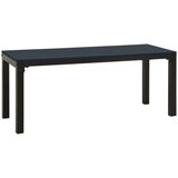 vidaXL Vrtna klupa 110 cm od čelika i WPC-a crna | shoptok.hr
