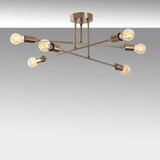 VISILICA FLEUR, vintage metal, 66x 66 cm, visina 27 cm, 6 x E27 40 W | shoptok.hr