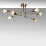 VISILICA FLEUR, vintage metal, 66x 66 cm, visina 27 cm, 6 x E27 40 W