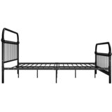  Okvir za krevet crni metalni 180 x 200 cm | shoptok.hr