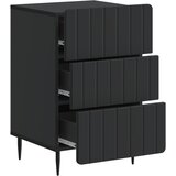  Noćni ormar s ladicama Crna 43x 41 x 68 cm Konstruirano drvo | shoptok.hr