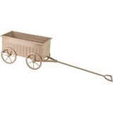 Mondex Dekorativni voziček Roger 33x16x20 bež 1 kos, (5000313541) Cene