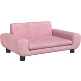  Dječja fotelja ružičasta 70 x 45 x 33 cm baršunasta | shoptok.hr