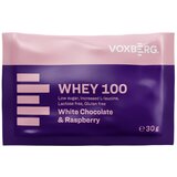 Voxberg whey 100 30g white chocolate & raspberry Cene