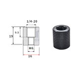 INF 5-paketni 1/4-palčni adapter z ženskim na zunanjim navojem M8 za stojala in dodatke za fotoaparat M6, (5000324336) Cene