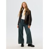 Sinsay Podstavljene wide leg traperice s ispranim efektom Slike