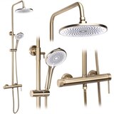 REA Bath Komplet za prhanje Foss Clif Brush Gold Cene