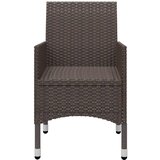  5-dijelni vrtni blagovaonski set smeđi | shoptok.hr