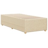  Okvir za krevet bez madraca krem 100 x 200 cm od tkanine | shoptok.hr