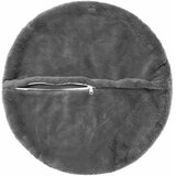  Presvlaka za jastuk 6 kom. HEERLEN Tamnosiva Ø 60 cm - Tamnosiva Ø 60 cm 6 | shoptok.hr