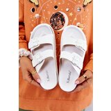 Kesi Rubber Slippers With Buckle White Corina | Eponuda.ba