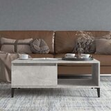  Klubska mizica betonsko siva 90x50x36,5 cm inženirski les, (20712239) | Shoptok.si