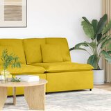  Modularna sofa s jastucima žuta 100 cm Cijene