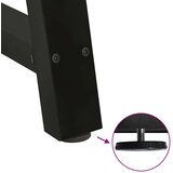  Noge za klubsko mizico v obliki črke A, 2 kosa, črne, 70 x (30-31) cm, jeklo, (22123710) | Shoptok.si
