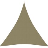 vidaXL Senčno jadro oksford blago trikotno 4x5x5 m bež, (20729281) Cene