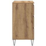  Stranska omara s predali iz umetnega hrasta 60x35x70 cm | Shoptok.si