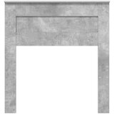  Uzglavlje s uzglavljem Betonski sivi 75 cm Konstruirano drvo | shoptok.hr