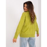 Wool Fashion Italia Sweater-AT-SW-2355-2.30X-olive | Shoptok.si