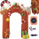 Molarem Home Luk na napuhavanje Medenjak s LED svjetlom – 300 cm - Božićna dekoracija za dvorište | shoptok.hr