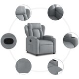 vidaXL Naslonjač za noge svijetlo sive tkanine | shoptok.hr