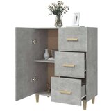  Komoda siva boja betona 69 5x34x90 cm od konstruiranog drva | shoptok.hr