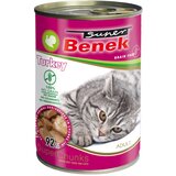  Ekonomično pakiranje Super Benek Chunks bez žitarica 20 x 415 g - Puretina u umaku | shoptok.hr