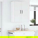 vidaXL Stenska kuhinjska omarica Visok sijaj bela 30 x 31 x 80 cm | Shoptok.si