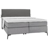 Hom`in POSTELJA BOXSPRING 180 cm x 200 cm , tekstil siva, temno siva Cene