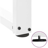  Noge za konzolni stol T-oblika 2 kom Bijele 38x25x(72-73) cm Čelik | shoptok.hr