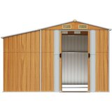  Vrtno spremište svjetlosmeđe 277x192,5x179 cm pocinčani čelik | shoptok.hr