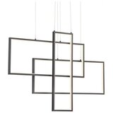  Redo 01-2315 - LED prigušiva luster na sajli PLANA LED/60W/230V crna | Eponuda.com