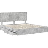  s od storage s ladicama Betonski sivi 200 x 200 cm | shoptok.hr