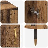  Stol s policom Staro drvo 140 x 50 x 75 cm Konstruirano drvo | shoptok.hr