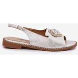 S. BARSKI Ladies Sandals On Flat Heel With Decorative Detail S.Barski | Shoptok.si