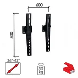 nosač za tv crna 26"-42"/400-600x400 mm/30kg/10s