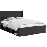  Okvir za krevet s pohranom i uzglavljem Crna 135 x 190 cm | shoptok.hr